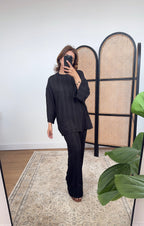 ENSEMBLE TEXTURÉ NOIR - KAIA