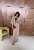 PREORDER TAUPE ROBE - ELODIE