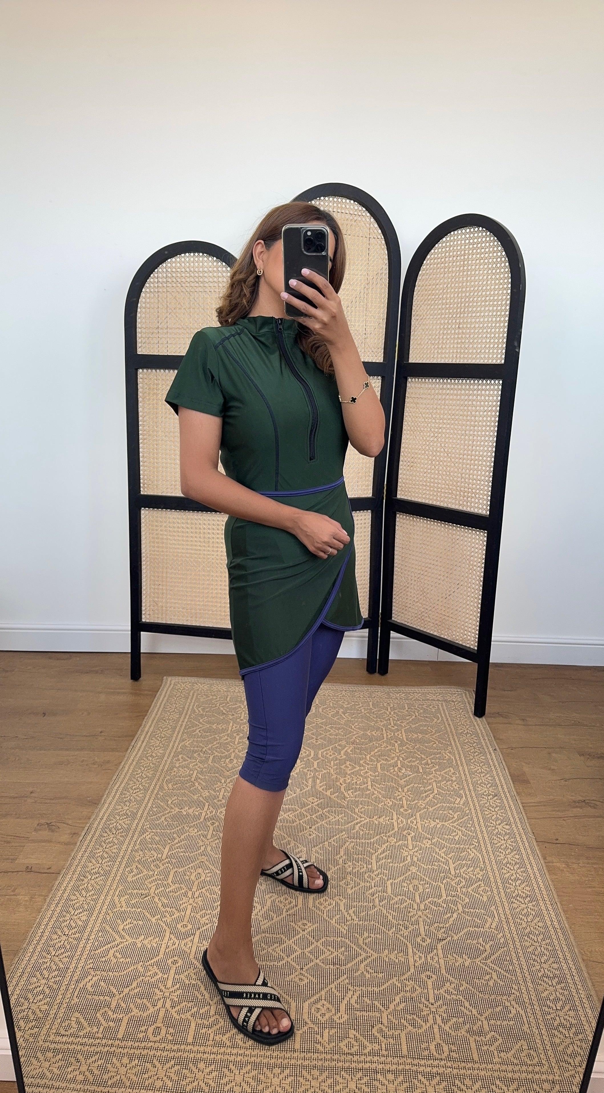 ZANIA MAILLOT DE BAIN EN VERT