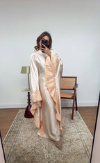 CAFTAN VOLANT CRÈME - LAYANA