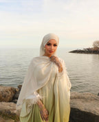 ANALIA CAFTAN EN OMBRÉ JAUNE