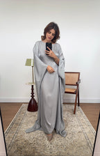 CAFTAN SHIMMER PAPILLON ARGENTÉ - VELORA