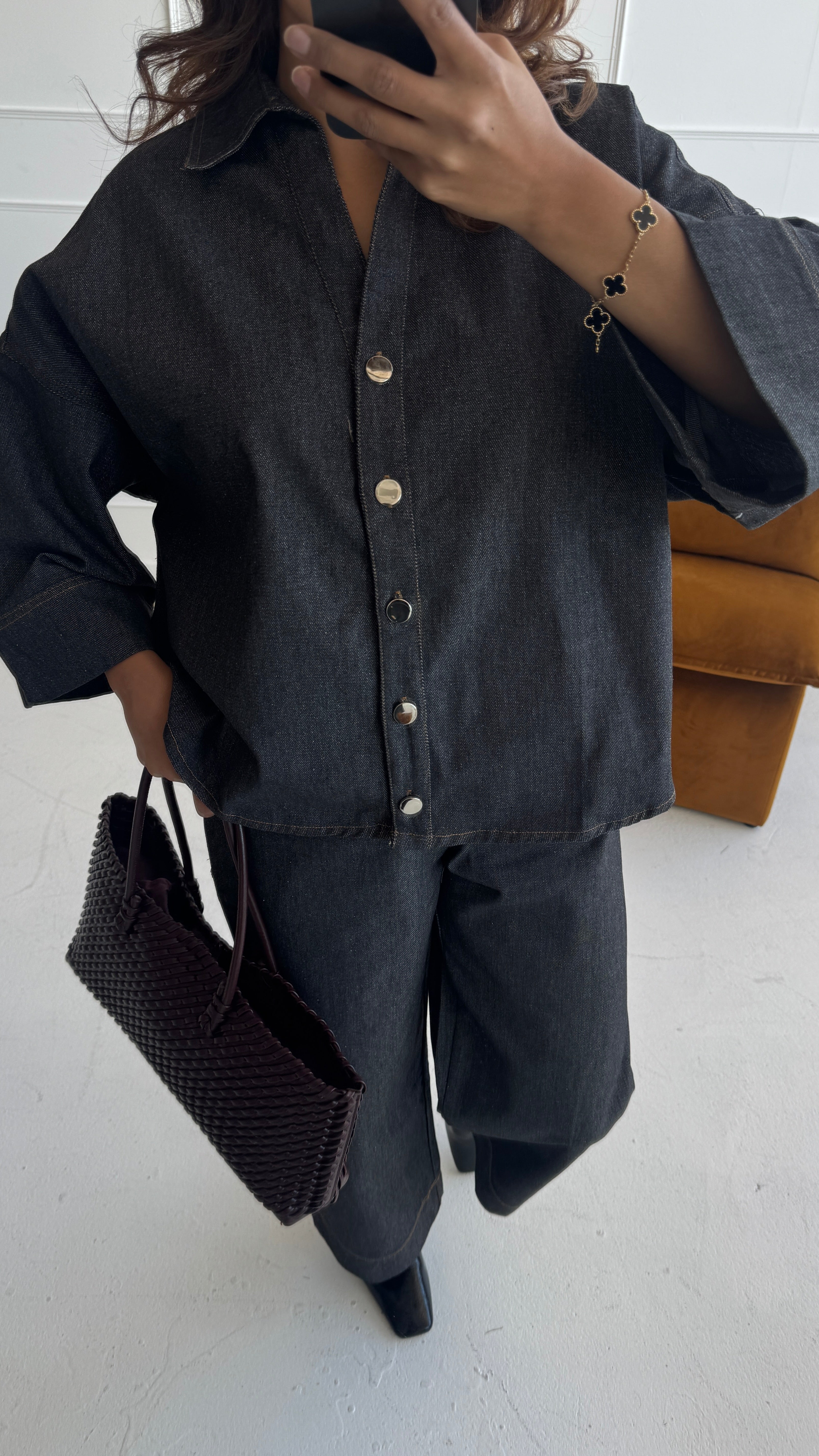 ENSEMBLE DENIM NOIR - PIA