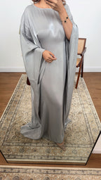 CAFTAN SHIMMER PAPILLON ARGENTÉ - VELORA