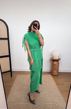LEONA ROBE EN VERT