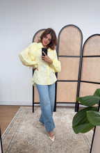 LEMON VOLUMINOUS MANCHES DOS NOUÉ CHEMISE - RARA