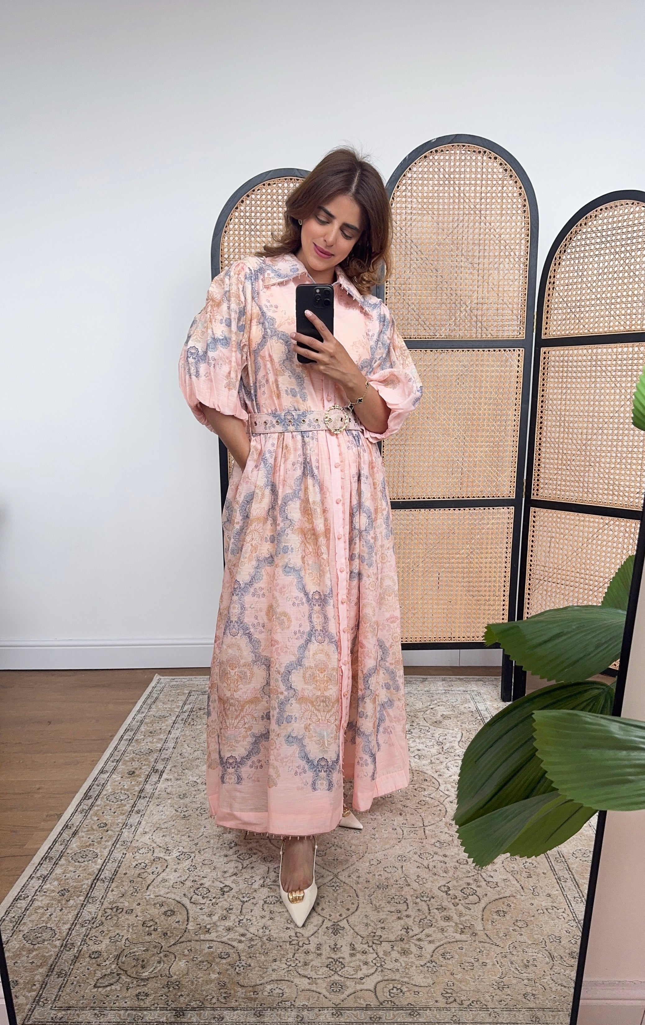 BLUSH BAROQUE ROBE - YANI