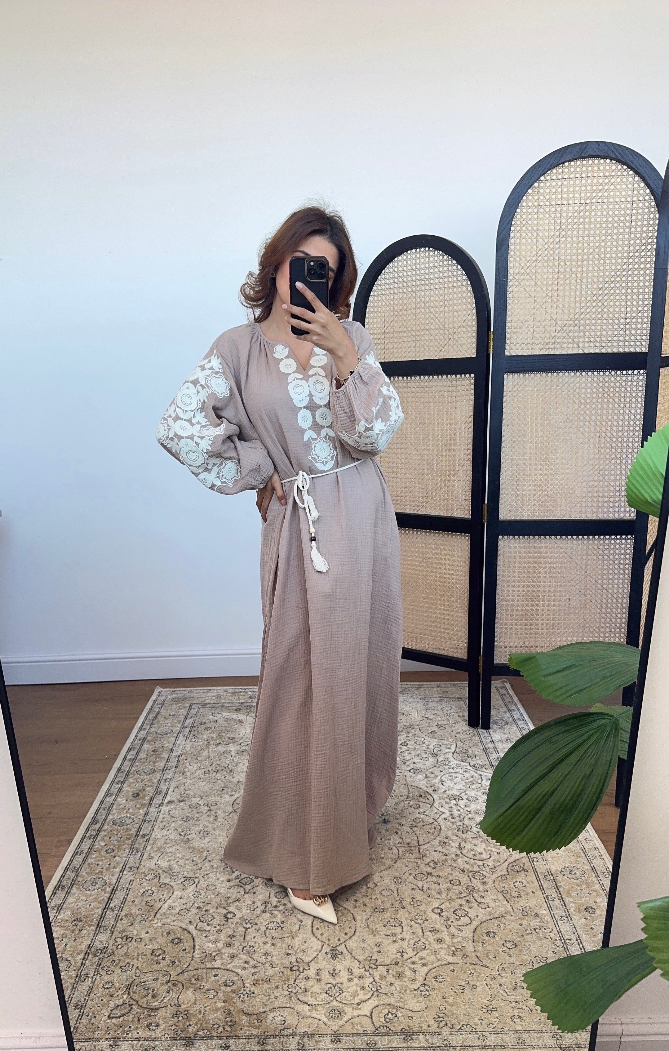 ROBE COTON NUDE - YENA