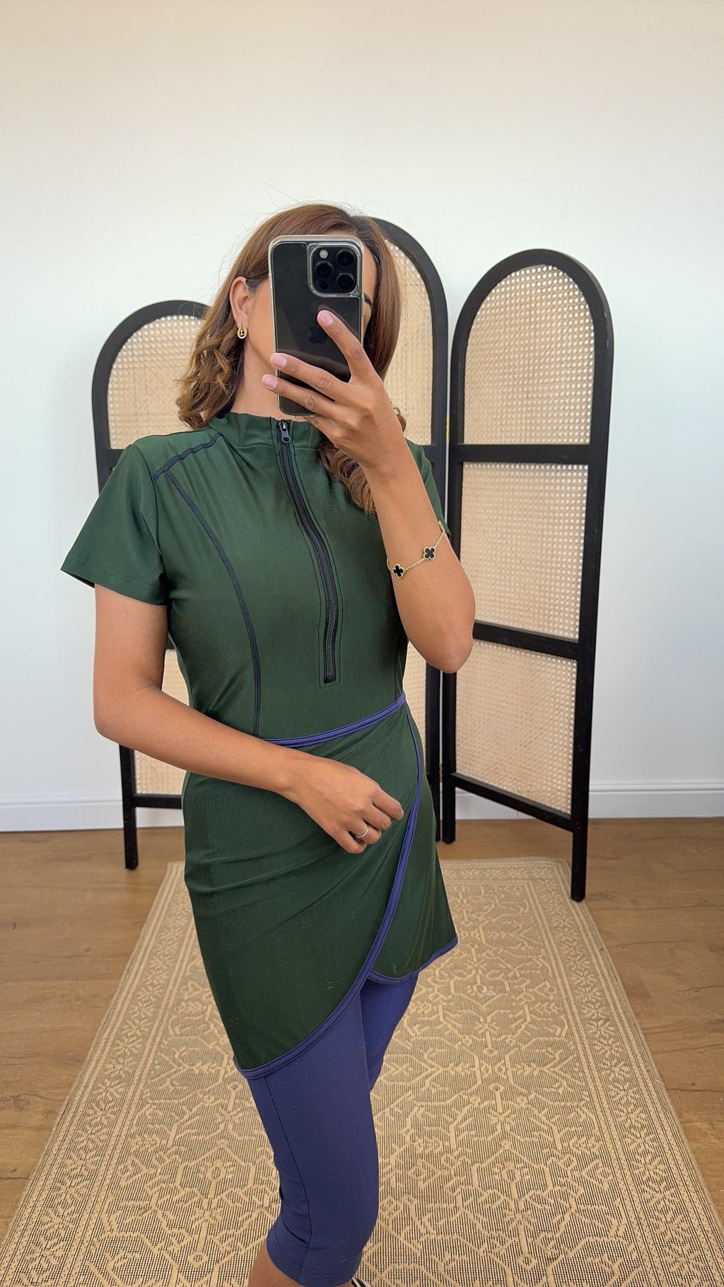 ZANIA MAILLOT DE BAIN EN VERT