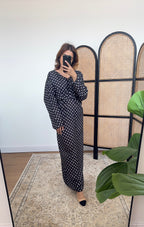 ROBE POLKA NOIR - TARA