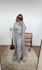 CAFTAN SHIMMER PAPILLON ARGENTÉ - VELORA