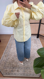 LEMON VOLUMINOUS MANCHES DOS NOUÉ CHEMISE - RARA