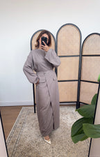 ENSEMBLE JUPE TAUPE - AURA