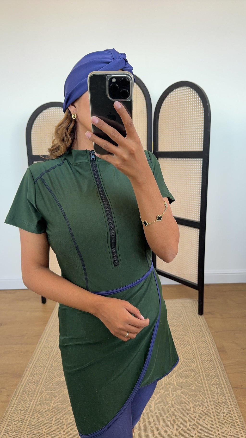 ZANIA MAILLOT DE BAIN EN VERT