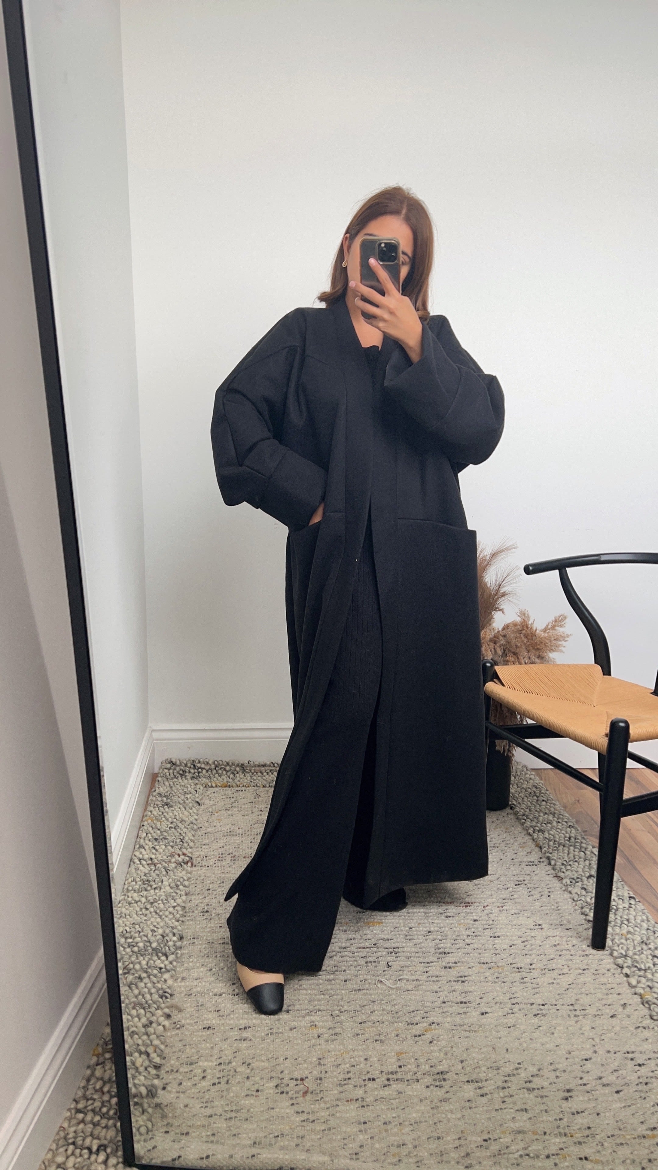SHAYNIA MANTEAU EN NOIR