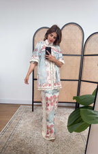 ENSEMBLE FLEURI BLEU - TERZA