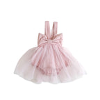 ROBE BARBOTEUSE TULLE NŒUD ROSE