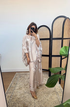 ENSEMBLE JUPE FLEURI CRÈME - ELA