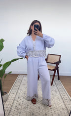 ENSEMBLE CROCHET LILAS - HALI