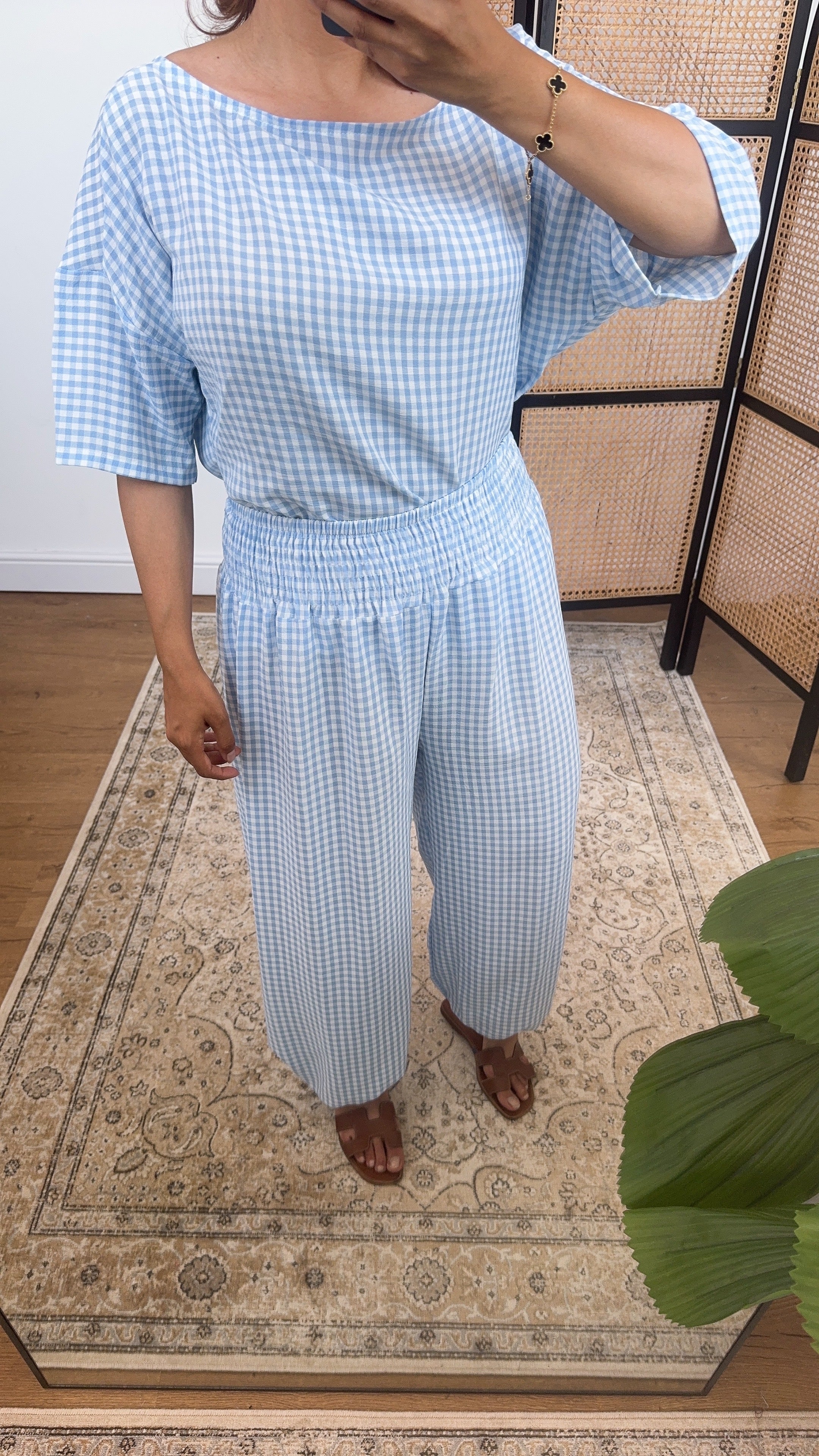 ENSEMBLE VICHY BLEU - RERA