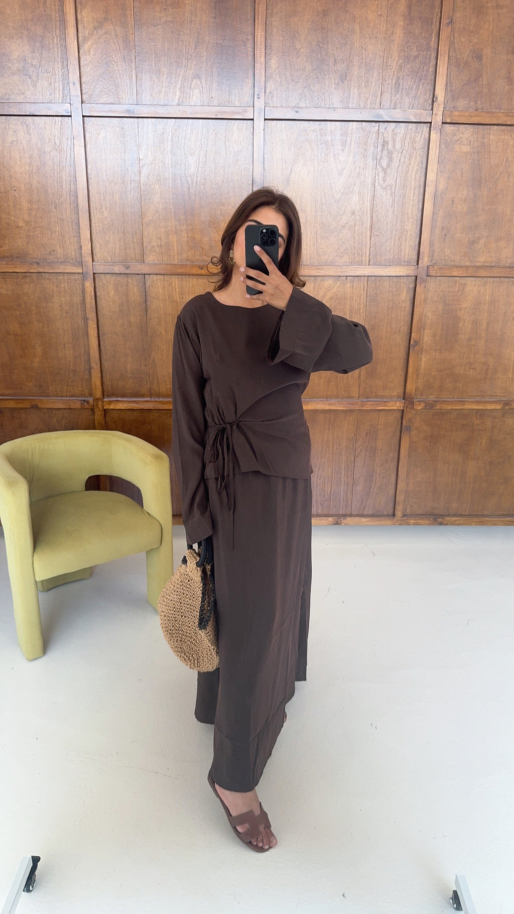ENSEMBLE JUPE NOUÉ TAILLE COCO - AVILNA