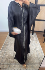 CAFTAN PERLE NOIR - MARWA