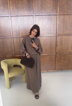 ENSEMBLE TRESSÉ V COL TAUPE - MIRYA