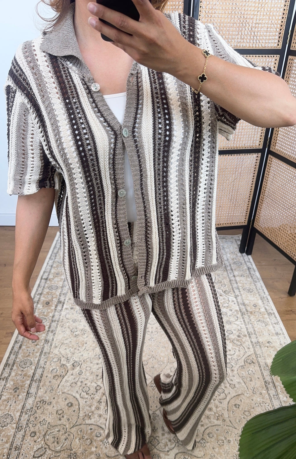 RAYÉ CROCHET ENSEMBLE - OIA