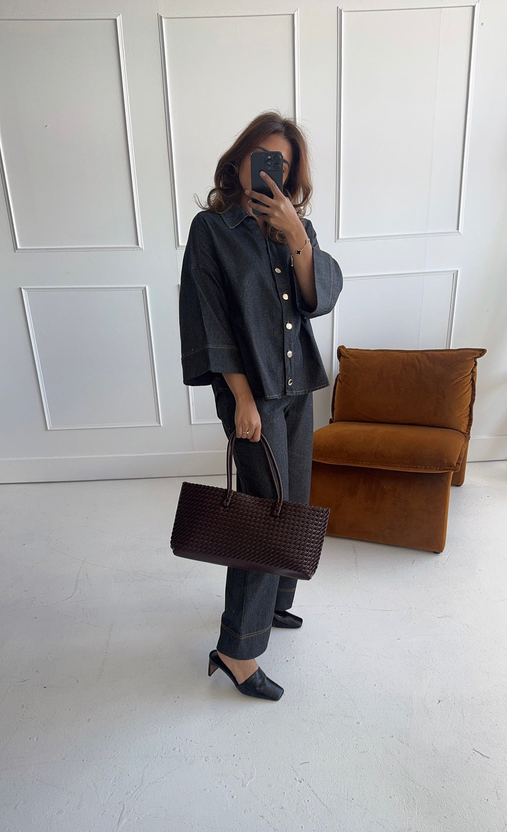 ENSEMBLE DENIM NOIR - PIA